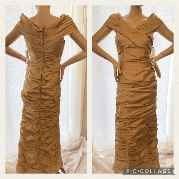 Adrianna Papell Rouched taffeta gown - Picture 10 of 13